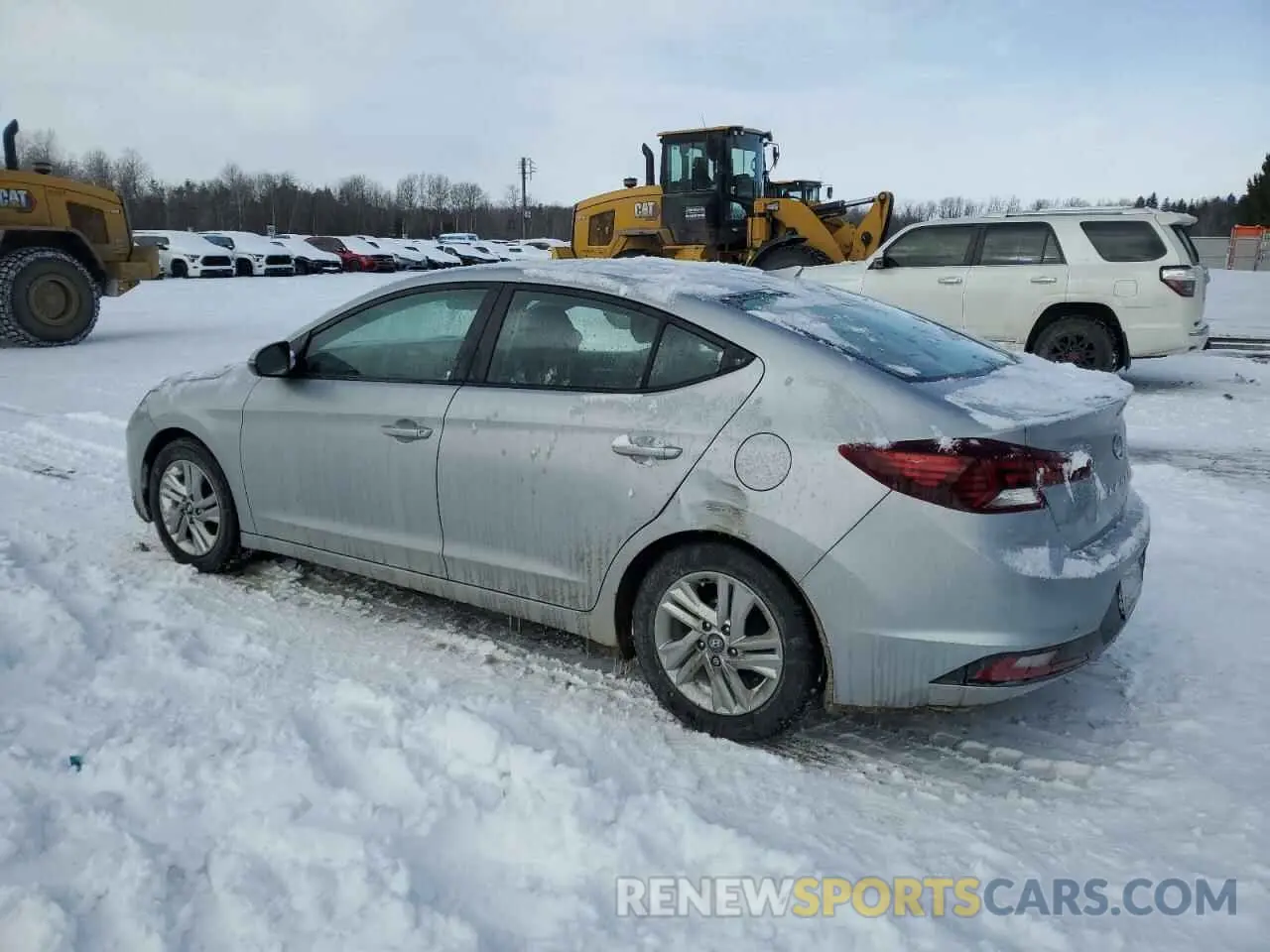 2 fotografías del automóvil dañado KMHD84LF6LU083783 HYUNDAI ELANTRA 2020