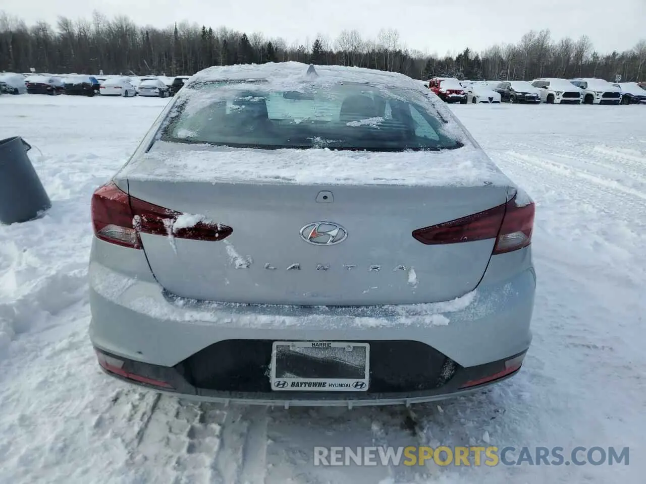 6 fotografías del automóvil dañado KMHD84LF6LU083783 HYUNDAI ELANTRA 2020
