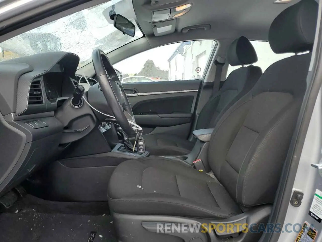 7 fotografías del automóvil dañado KMHD84LF6LU083783 HYUNDAI ELANTRA 2020