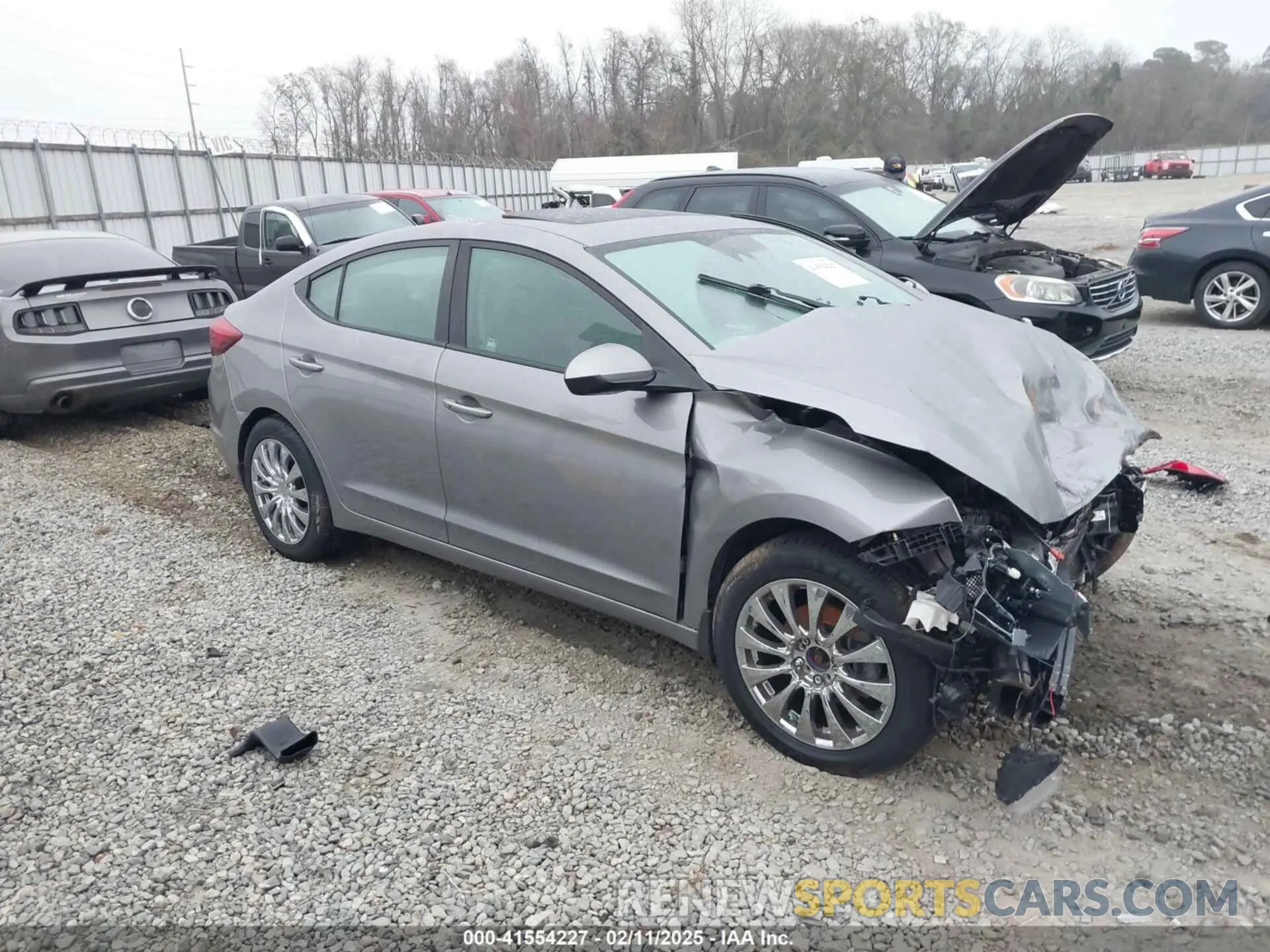 1 fotografías del automóvil dañado KMHD84LF6LU105488 HYUNDAI ELANTRA 2020