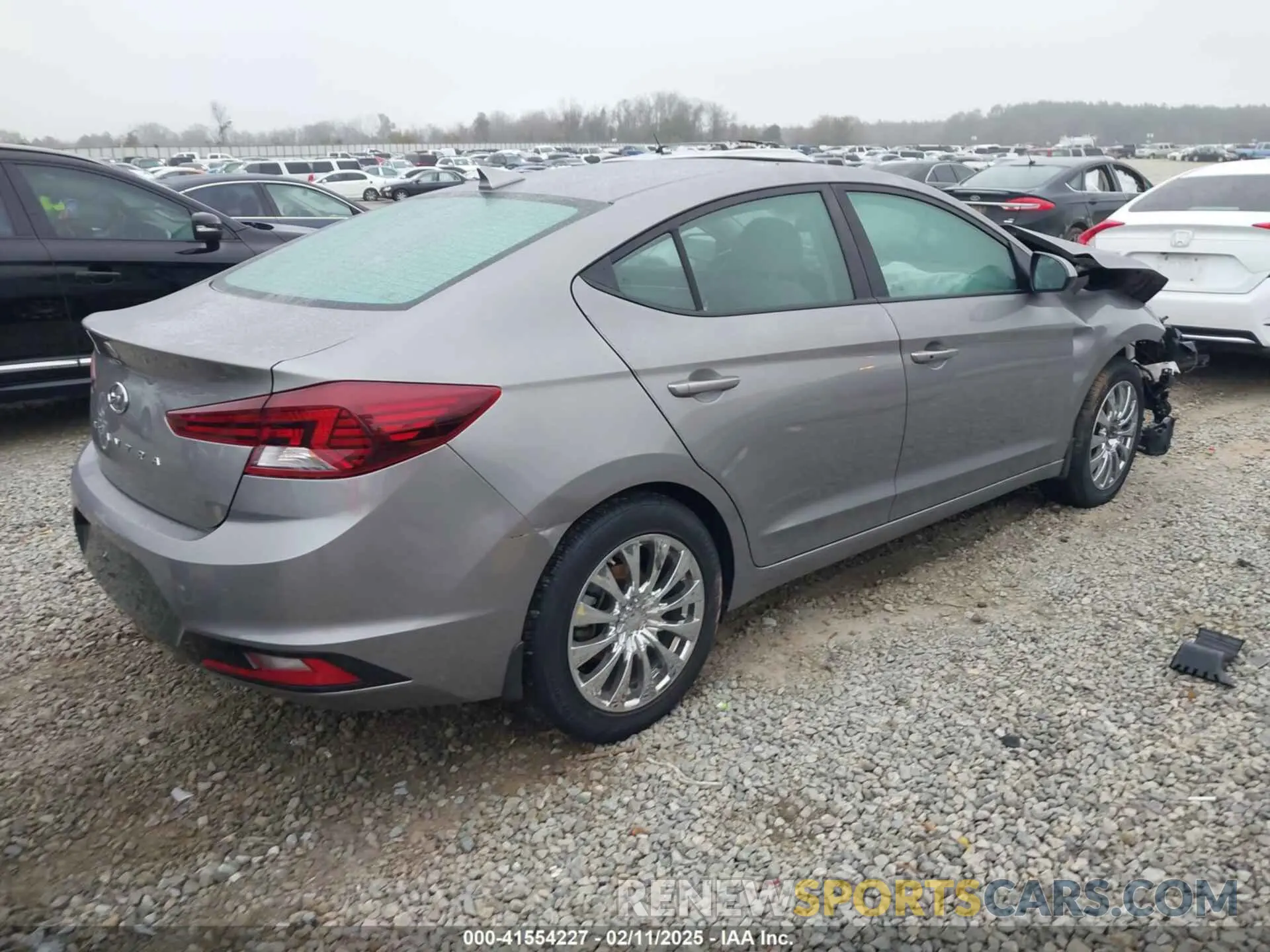 4 fotografías del automóvil dañado KMHD84LF6LU105488 HYUNDAI ELANTRA 2020