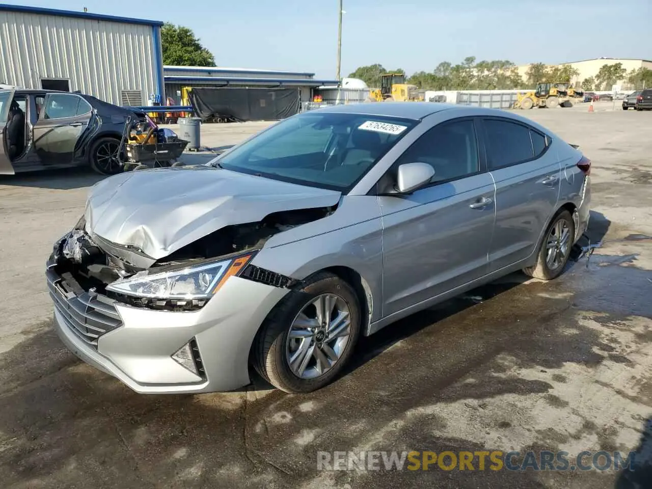 1 fotografías del automóvil dañado KMHD84LF6LU105636 HYUNDAI ELANTRA 2020