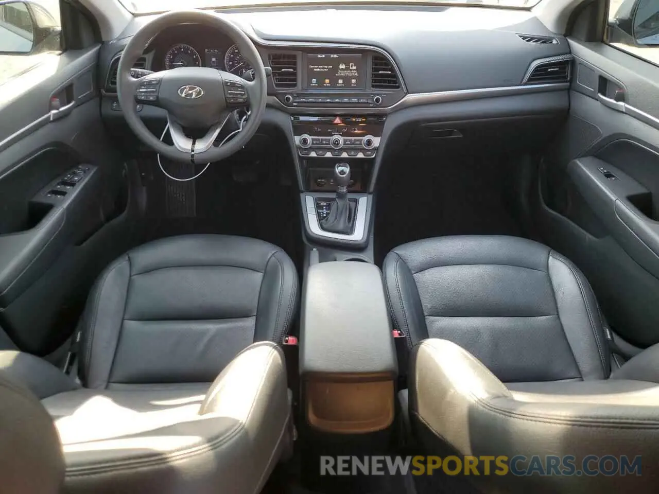 8 fotografías del automóvil dañado KMHD84LF6LU105636 HYUNDAI ELANTRA 2020