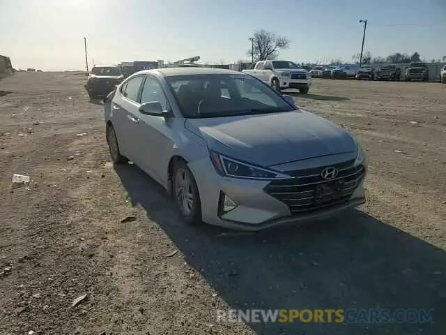 10 fotografías del automóvil dañado KMHD84LF6LU937512 HYUNDAI ELANTRA 2020