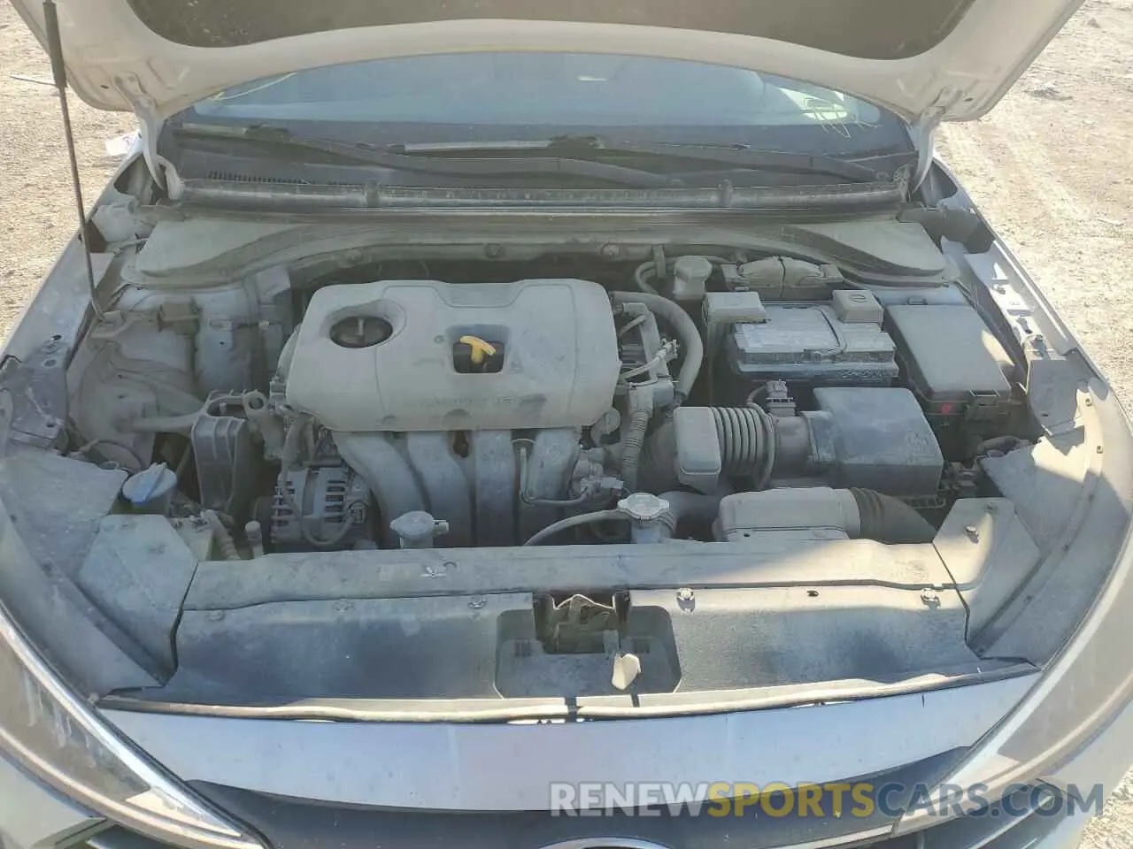 13 fotografías del automóvil dañado KMHD84LF6LU937512 HYUNDAI ELANTRA 2020