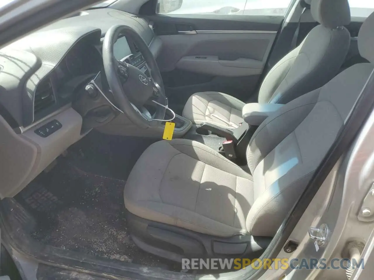 7 fotografías del automóvil dañado KMHD84LF6LU937512 HYUNDAI ELANTRA 2020