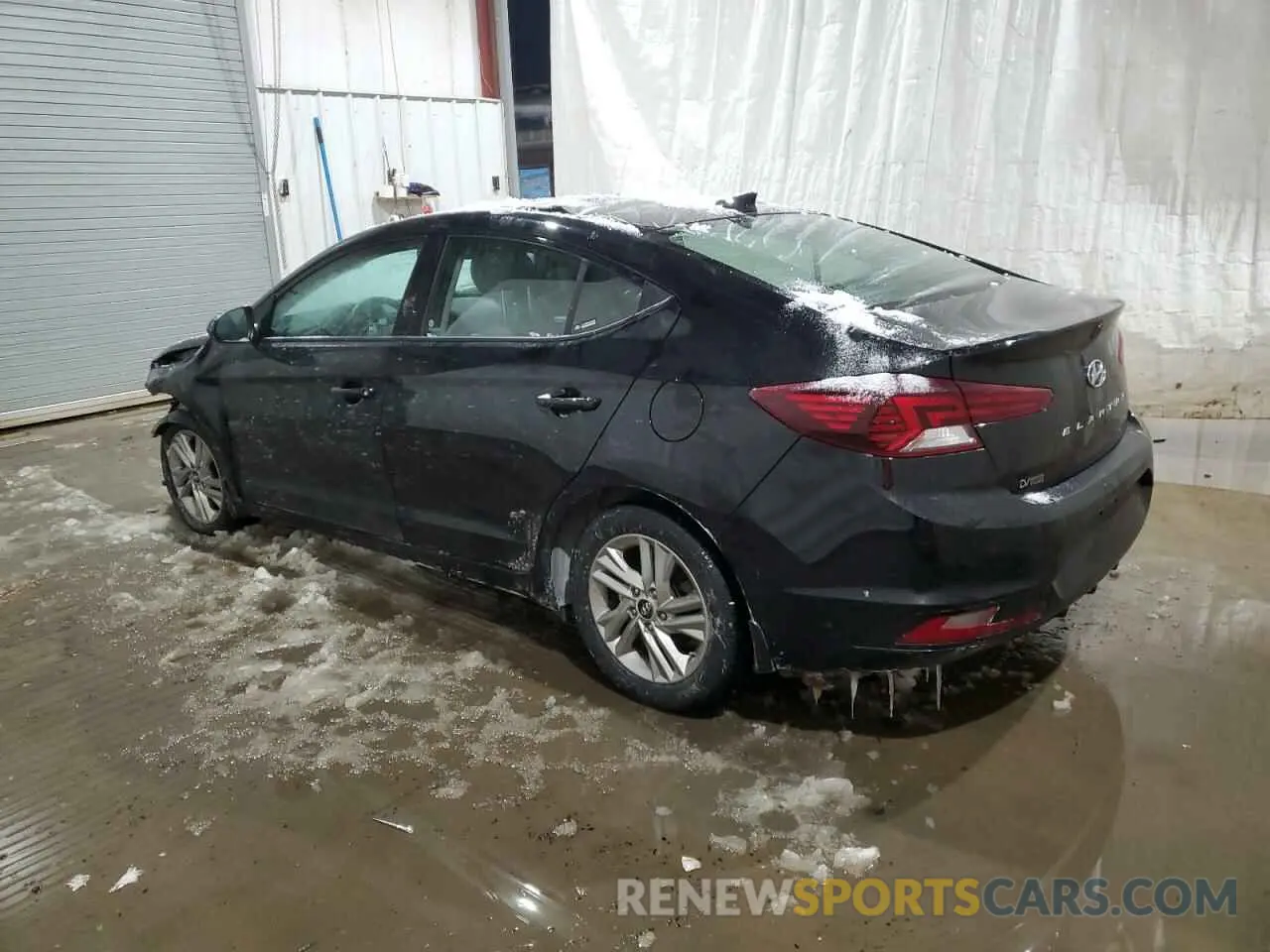 2 fotografías del automóvil dañado KMHD84LF6LU956058 HYUNDAI ELANTRA 2020