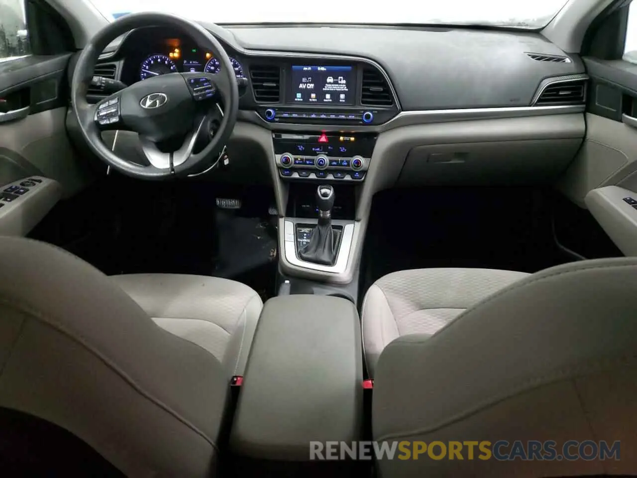 8 fotografías del automóvil dañado KMHD84LF6LU956058 HYUNDAI ELANTRA 2020