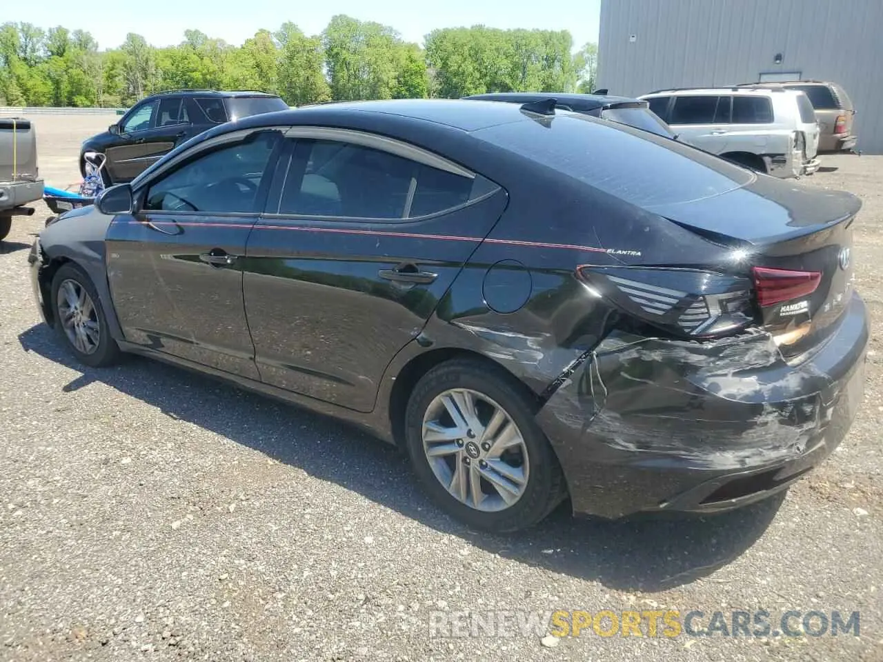 2 fotografías del automóvil dañado KMHD84LF6LU986547 HYUNDAI ELANTRA 2020