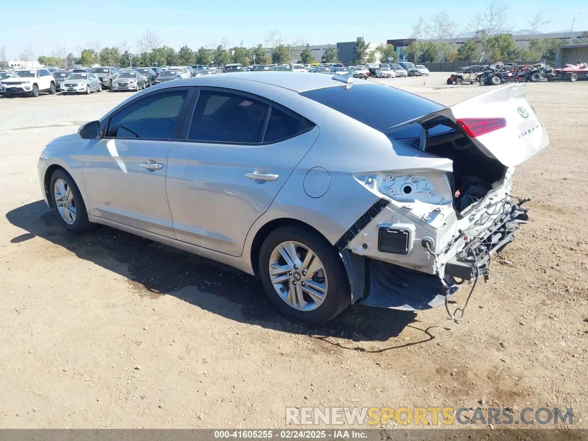 3 fotografías del automóvil dañado KMHD84LF7LU021230 HYUNDAI ELANTRA 2020