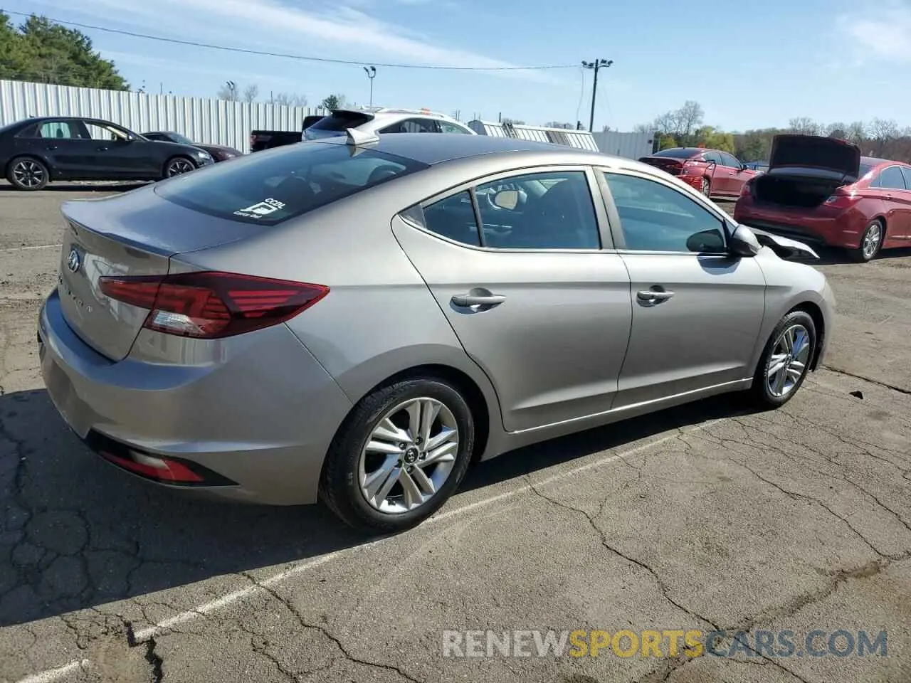 3 fotografías del automóvil dañado KMHD84LF7LU077488 HYUNDAI ELANTRA 2020