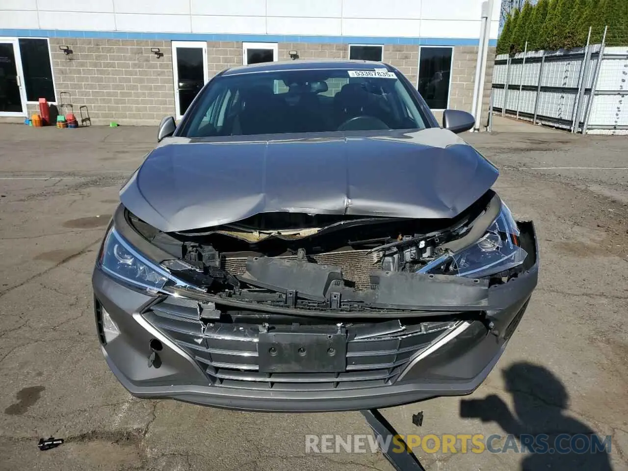 5 fotografías del automóvil dañado KMHD84LF7LU077488 HYUNDAI ELANTRA 2020