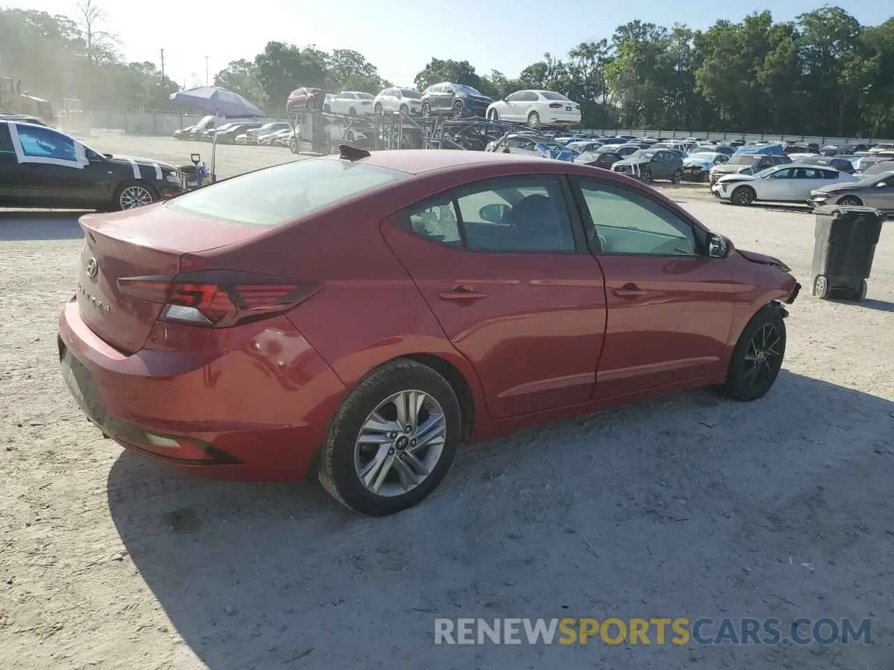 3 fotografías del automóvil dañado KMHD84LF7LU915034 HYUNDAI ELANTRA 2020