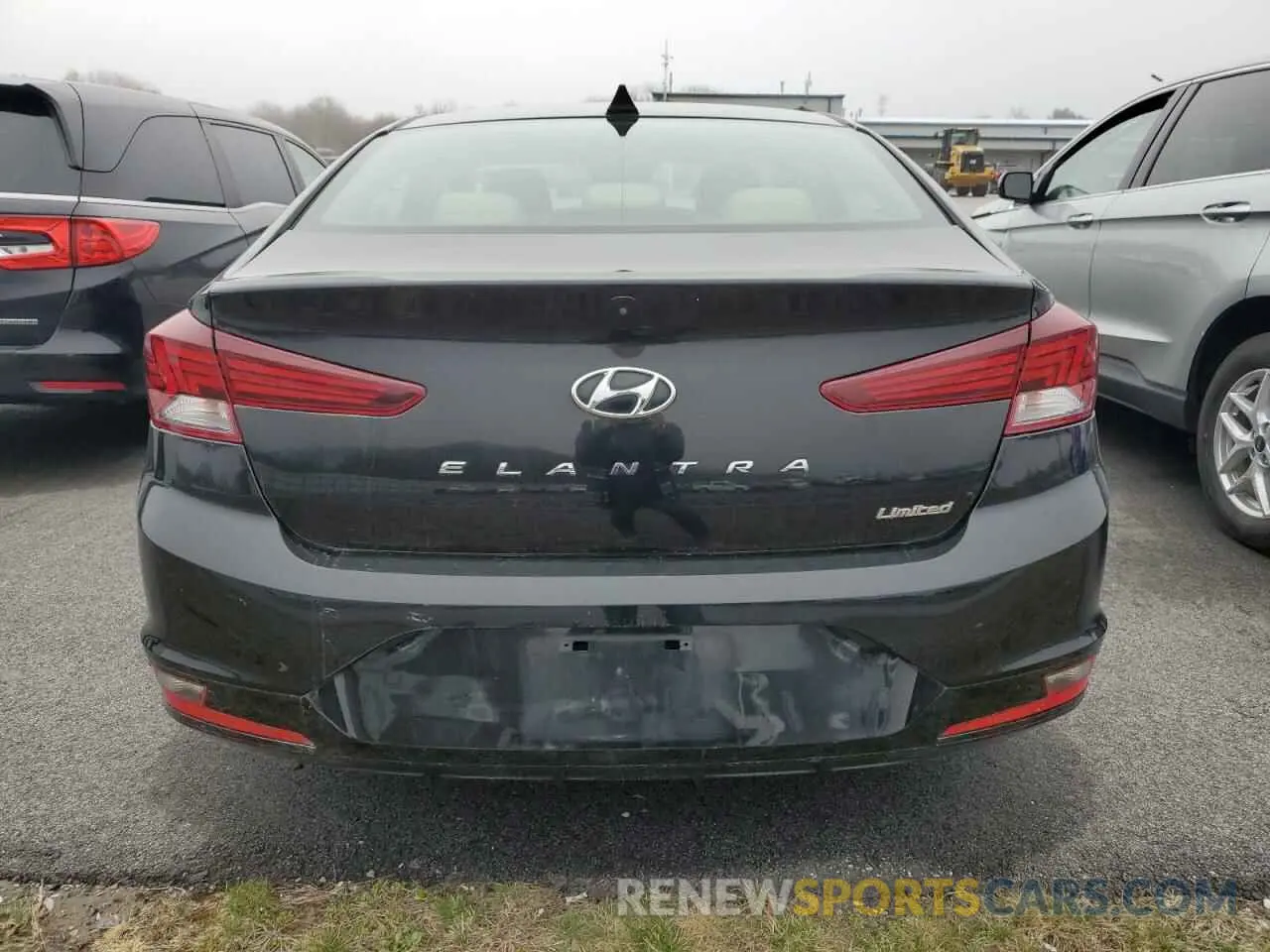 6 fotografías del automóvil dañado KMHD84LF7LU925465 HYUNDAI ELANTRA 2020