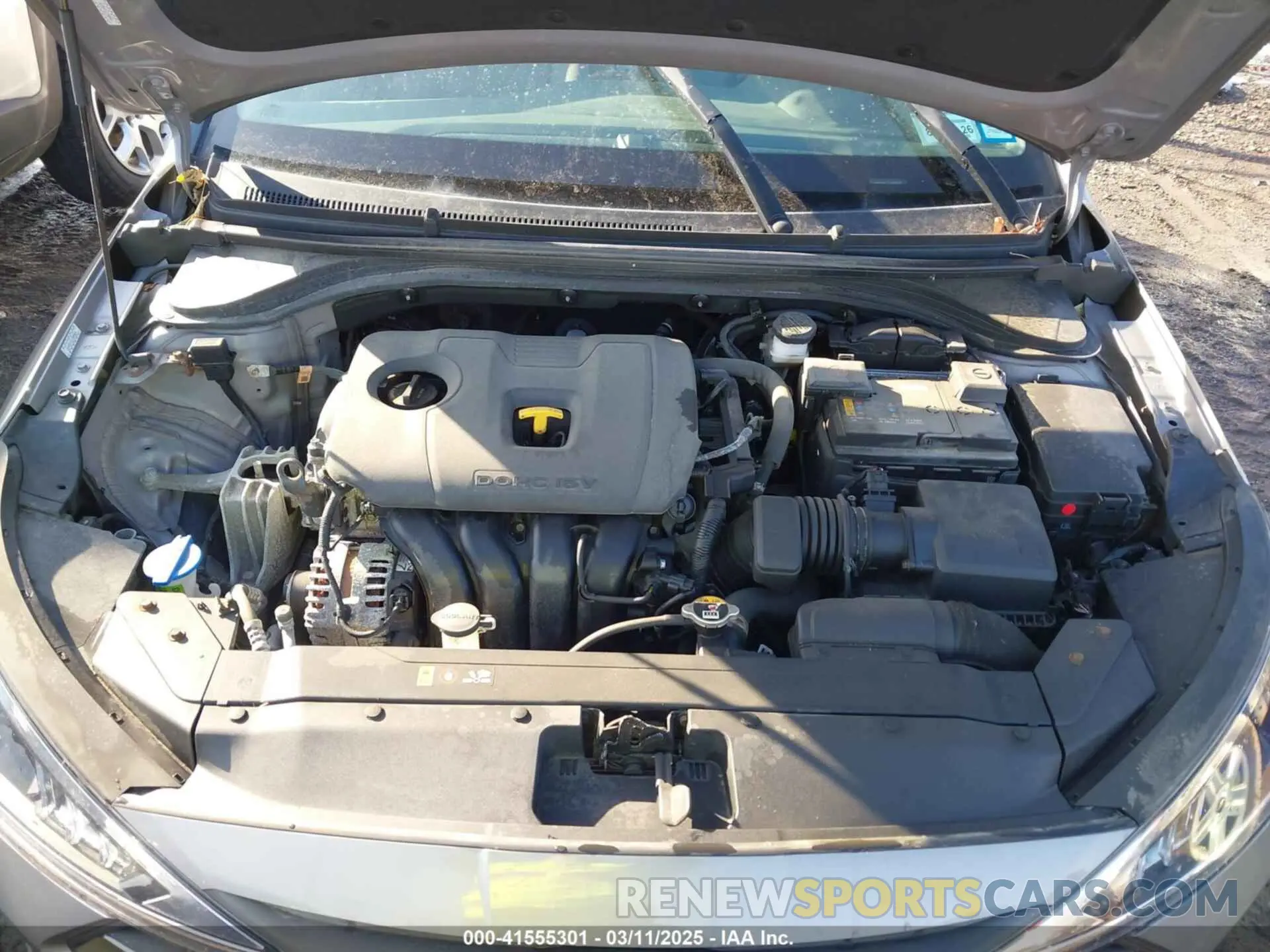 10 fotografías del automóvil dañado KMHD84LF7LU938197 HYUNDAI ELANTRA 2020