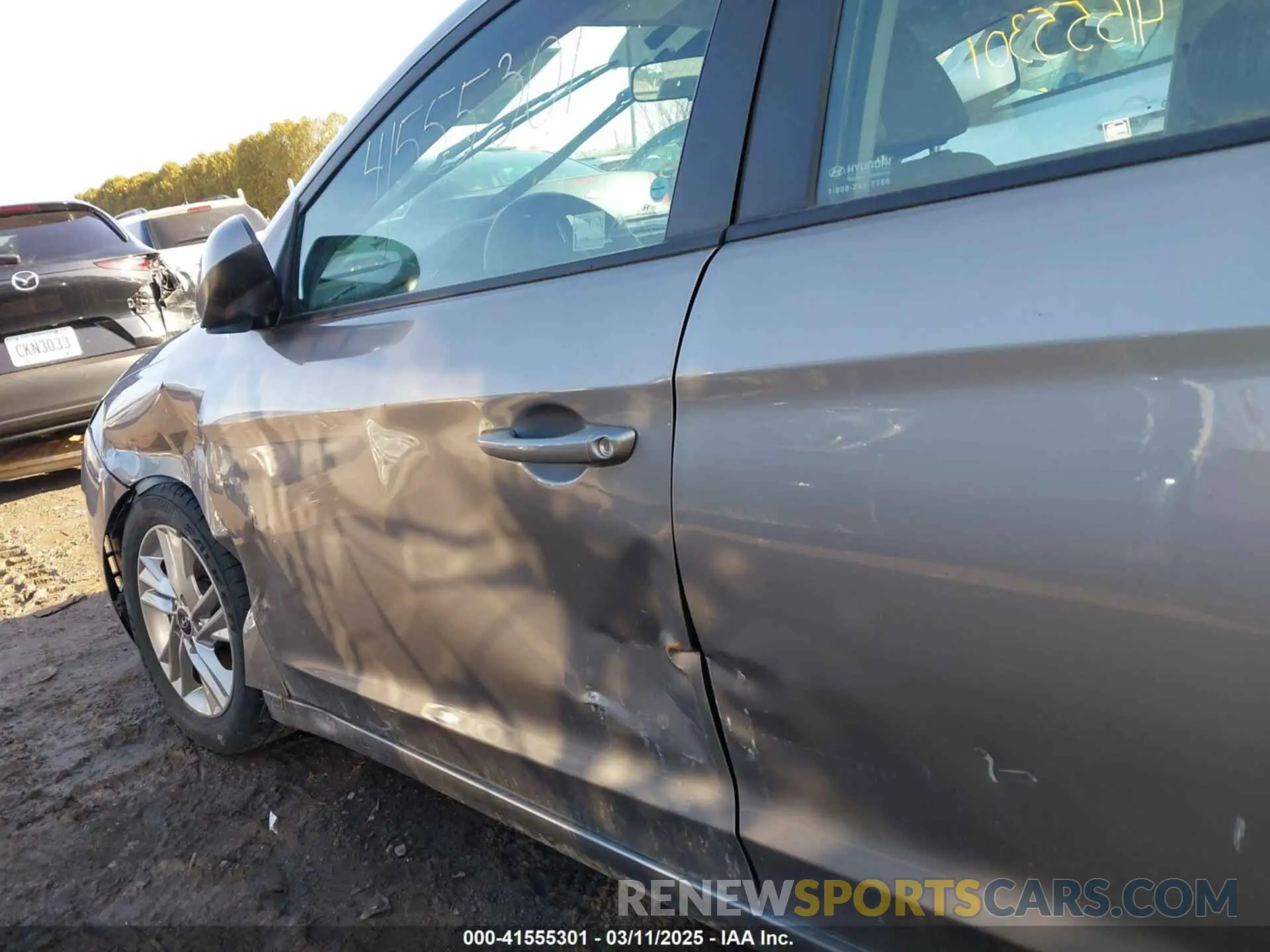 6 fotografías del automóvil dañado KMHD84LF7LU938197 HYUNDAI ELANTRA 2020