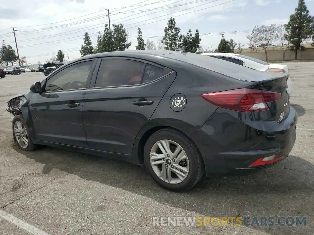 2 fotografías del automóvil dañado KMHD84LF8LU076916 HYUNDAI ELANTRA 2020