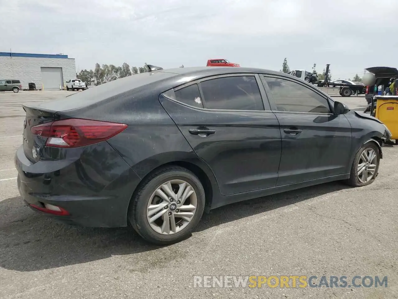 3 fotografías del automóvil dañado KMHD84LF8LU076916 HYUNDAI ELANTRA 2020