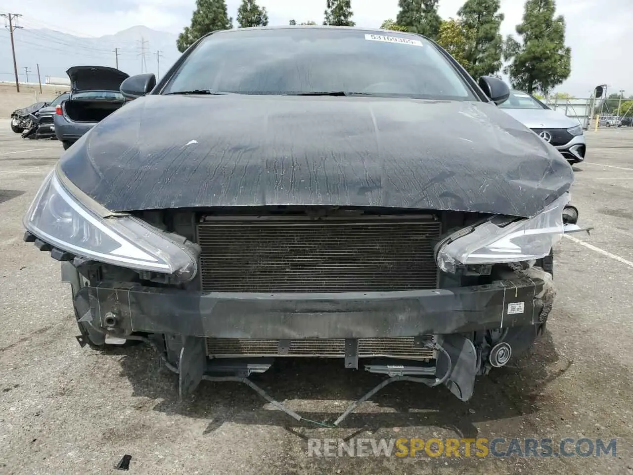 5 fotografías del automóvil dañado KMHD84LF8LU076916 HYUNDAI ELANTRA 2020