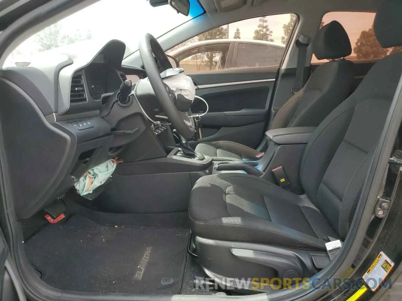 7 fotografías del automóvil dañado KMHD84LF8LU076916 HYUNDAI ELANTRA 2020
