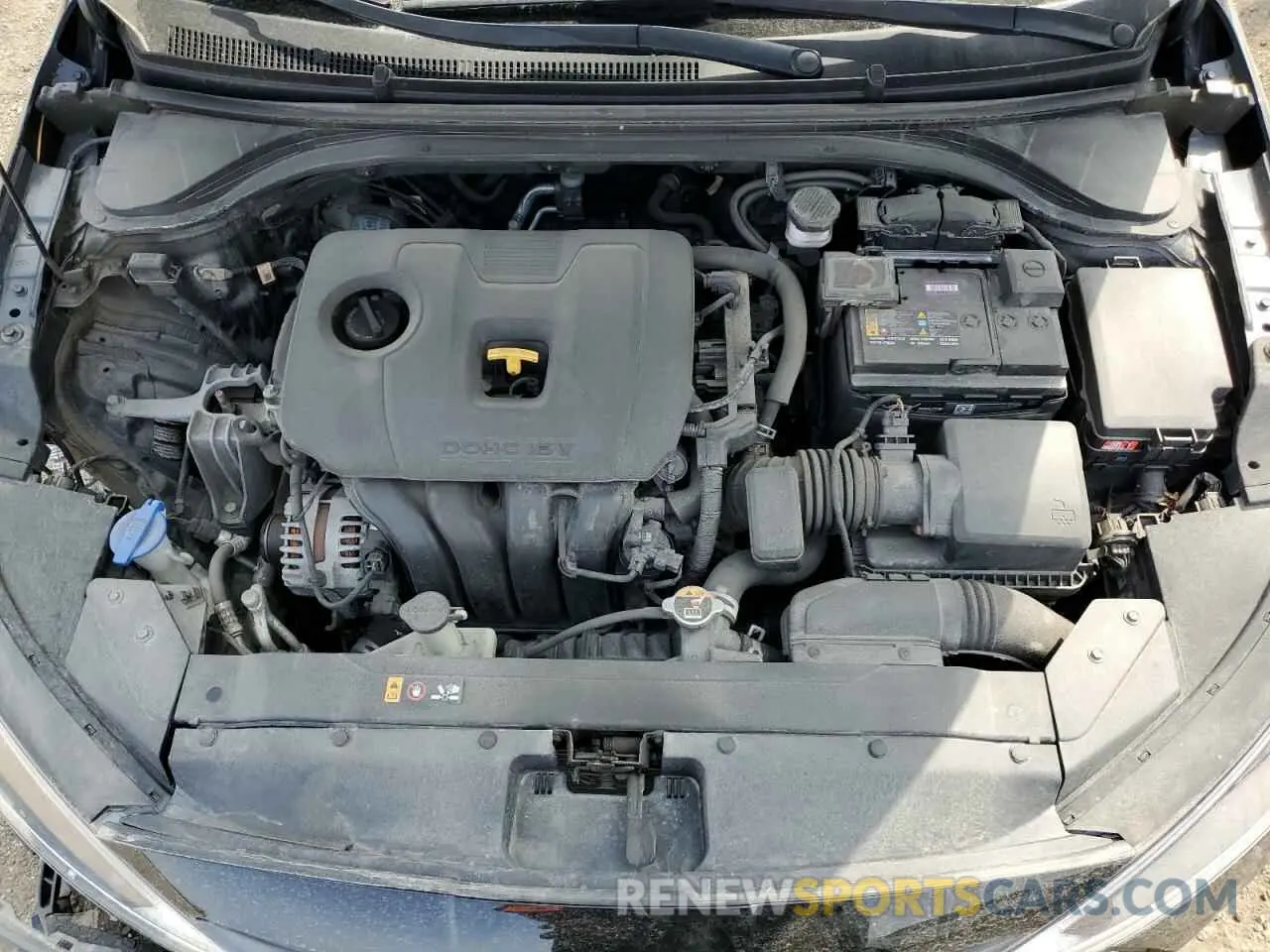 11 fotografías del automóvil dañado KMHD84LF8LU086491 HYUNDAI ELANTRA 2020