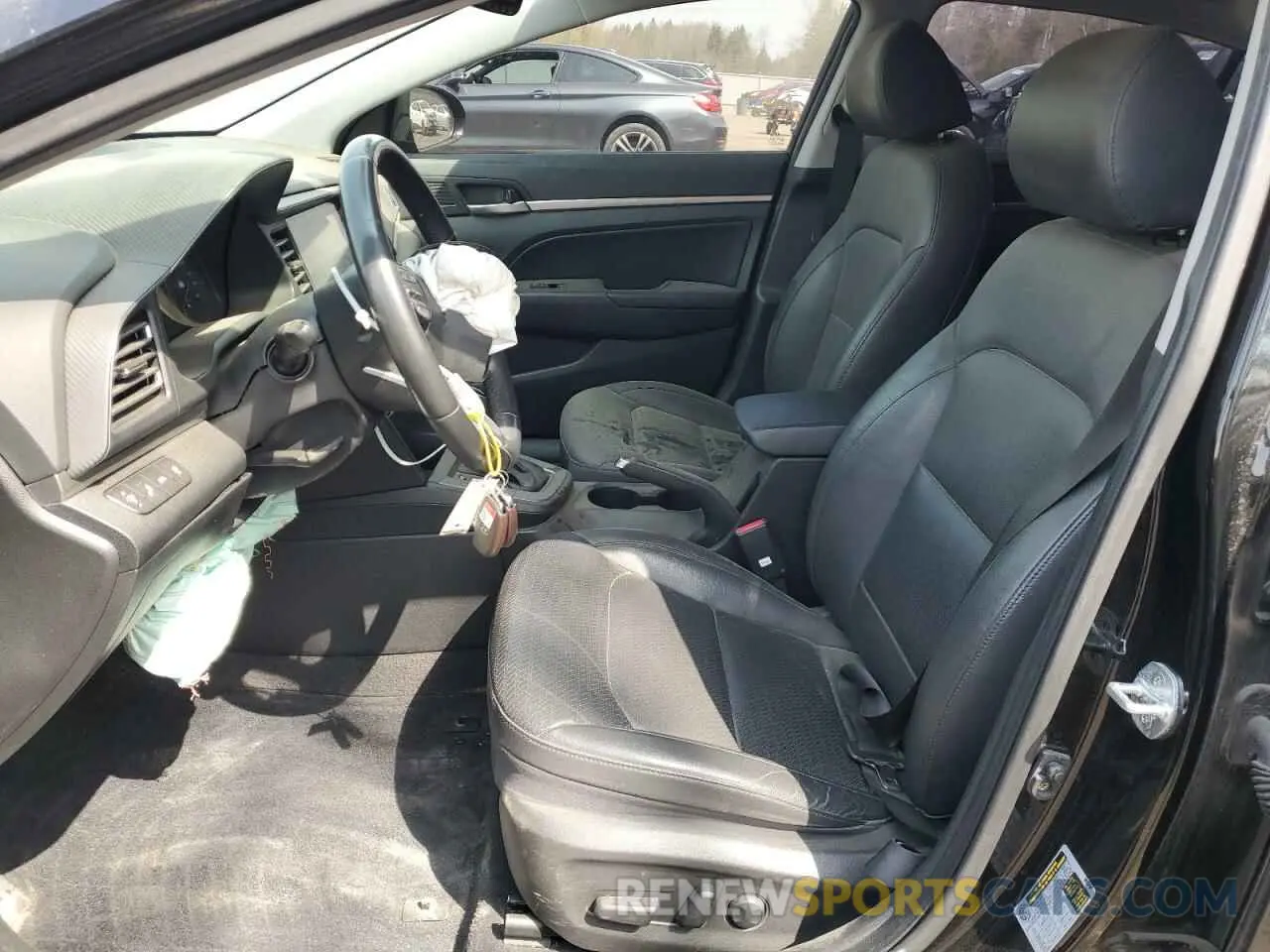7 fotografías del automóvil dañado KMHD84LF8LU086491 HYUNDAI ELANTRA 2020