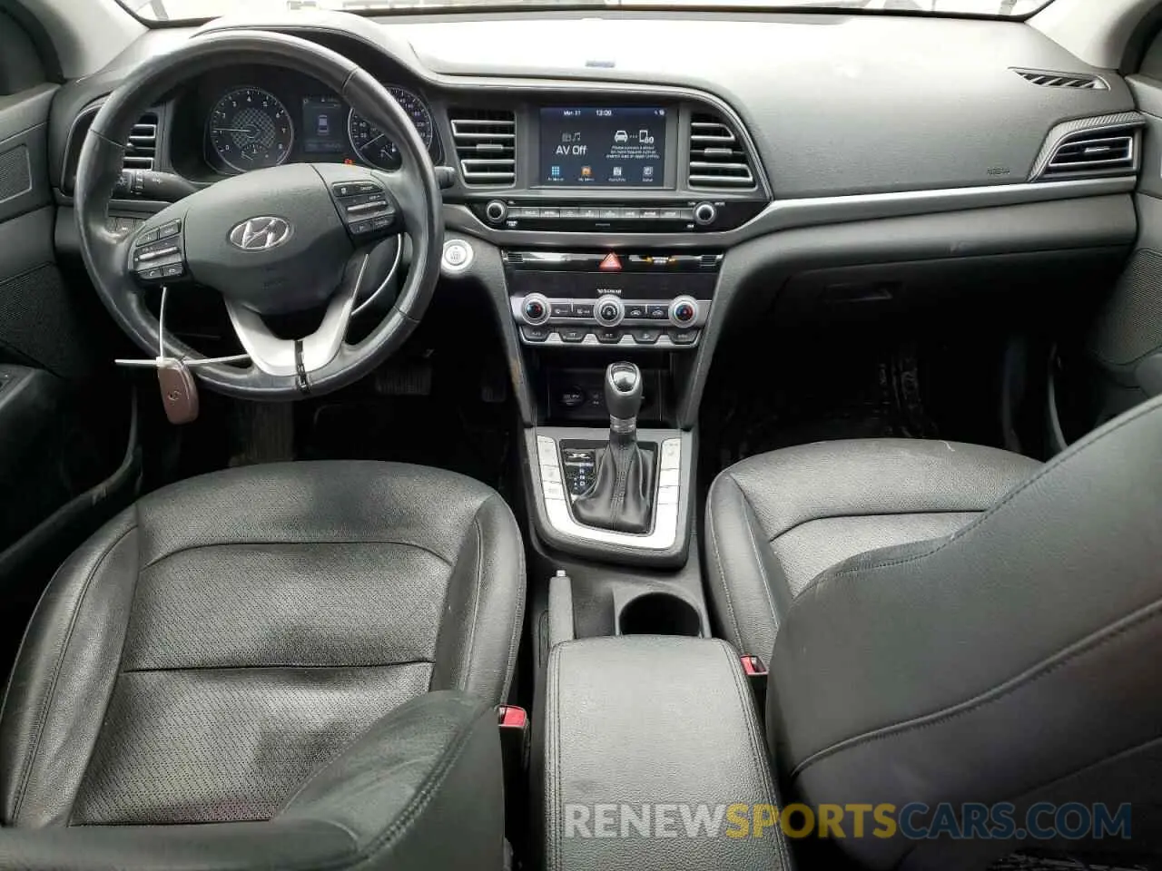 8 fotografías del automóvil dañado KMHD84LF8LU923191 HYUNDAI ELANTRA 2020
