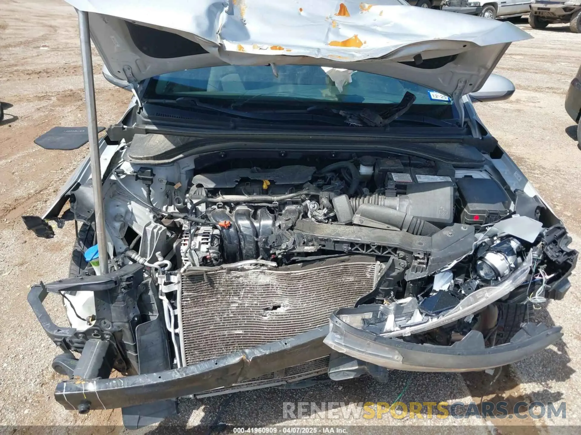 10 fotografías del automóvil dañado KMHD84LF8LU929864 HYUNDAI ELANTRA 2020