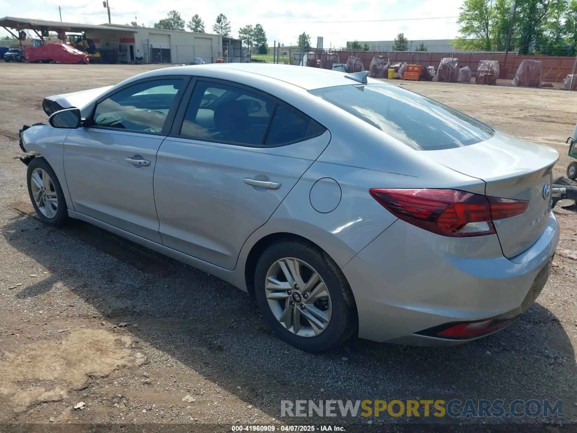 3 fotografías del automóvil dañado KMHD84LF8LU929864 HYUNDAI ELANTRA 2020