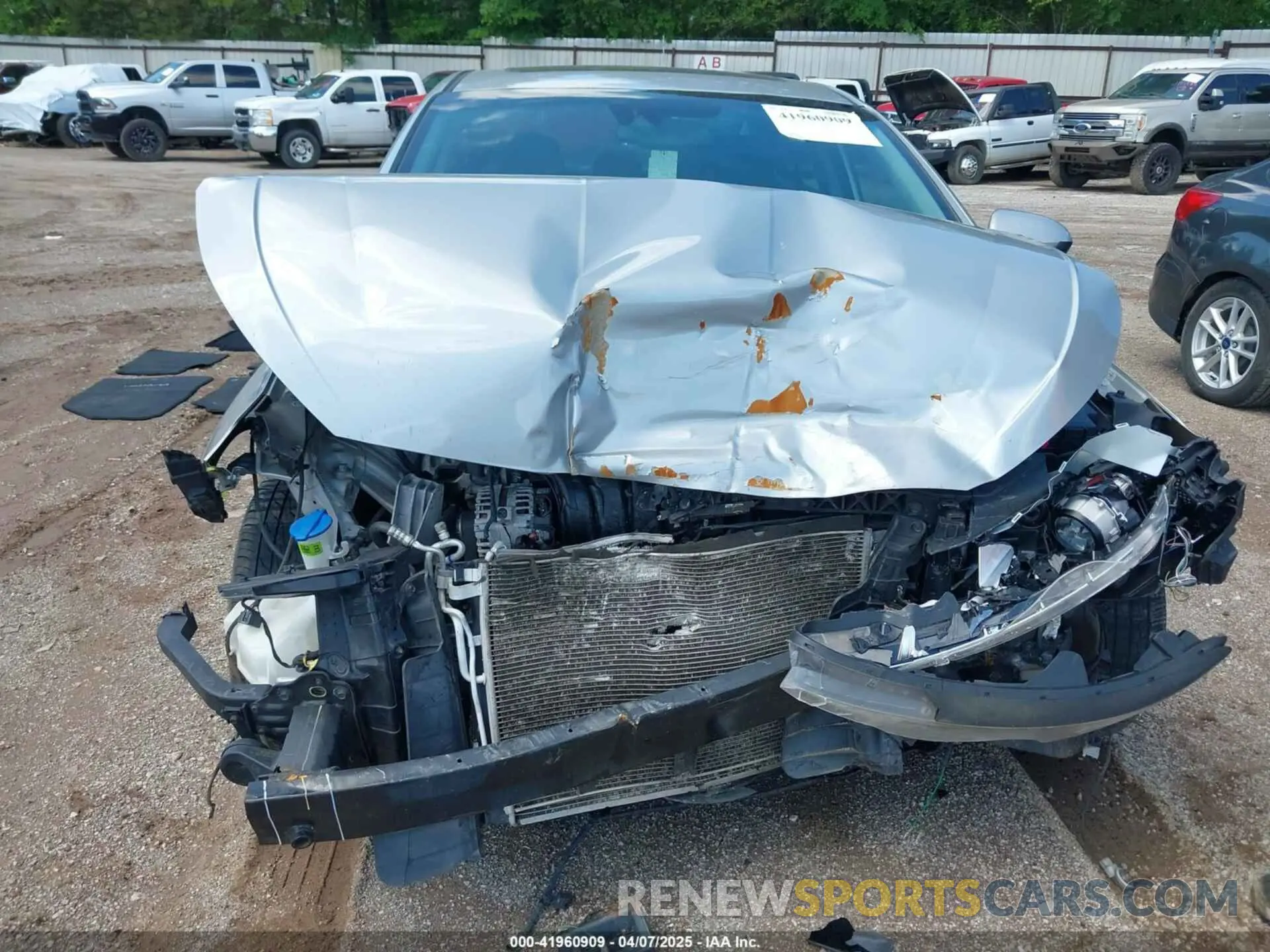 6 fotografías del automóvil dañado KMHD84LF8LU929864 HYUNDAI ELANTRA 2020
