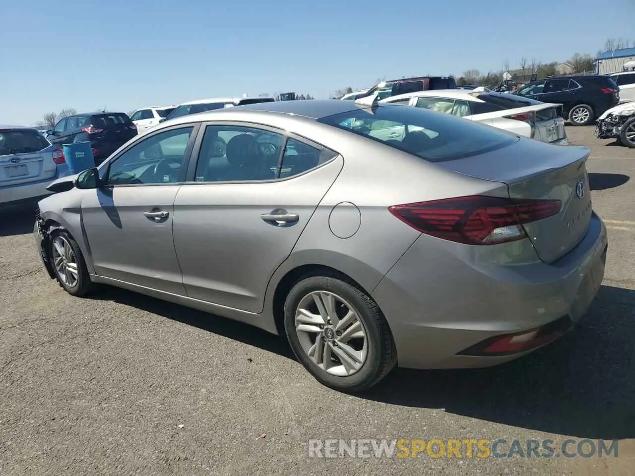 2 fotografías del automóvil dañado KMHD84LF8LU995718 HYUNDAI ELANTRA 2020
