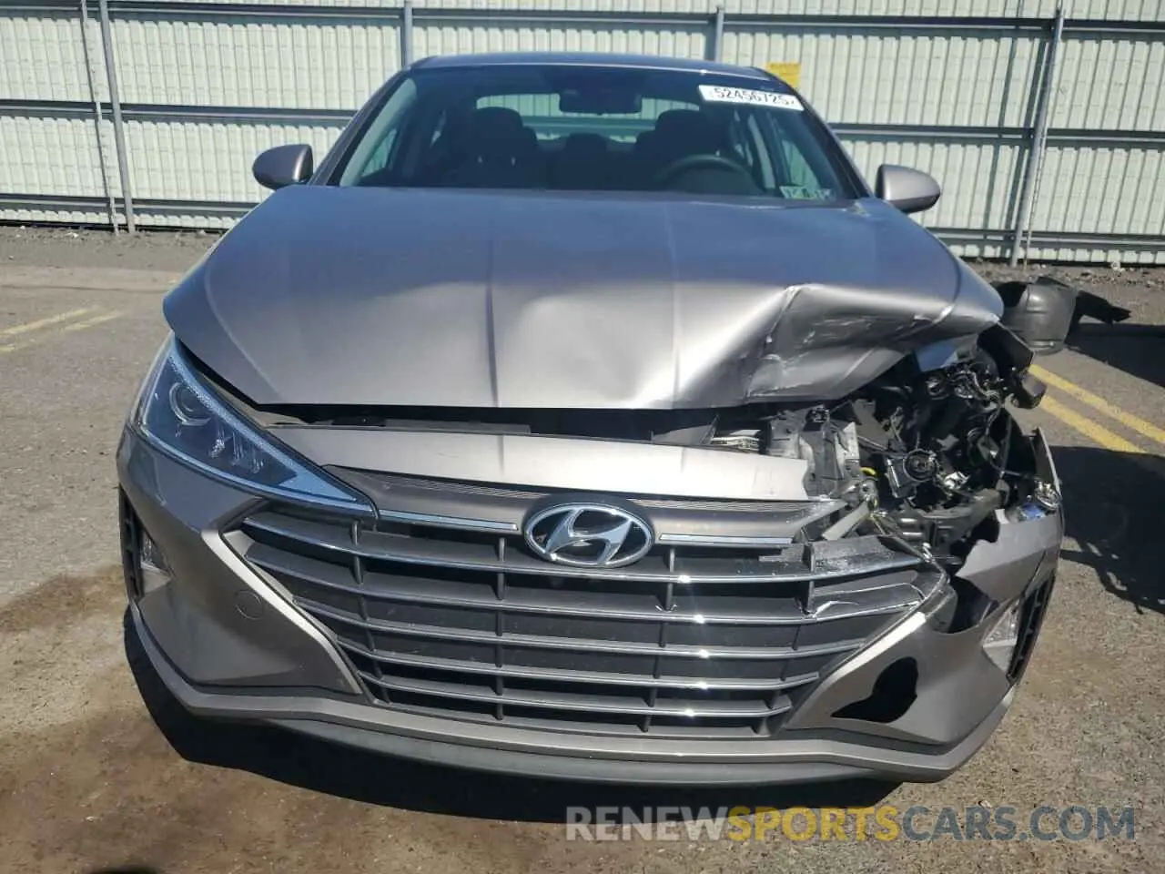 5 fotografías del automóvil dañado KMHD84LF8LU995718 HYUNDAI ELANTRA 2020