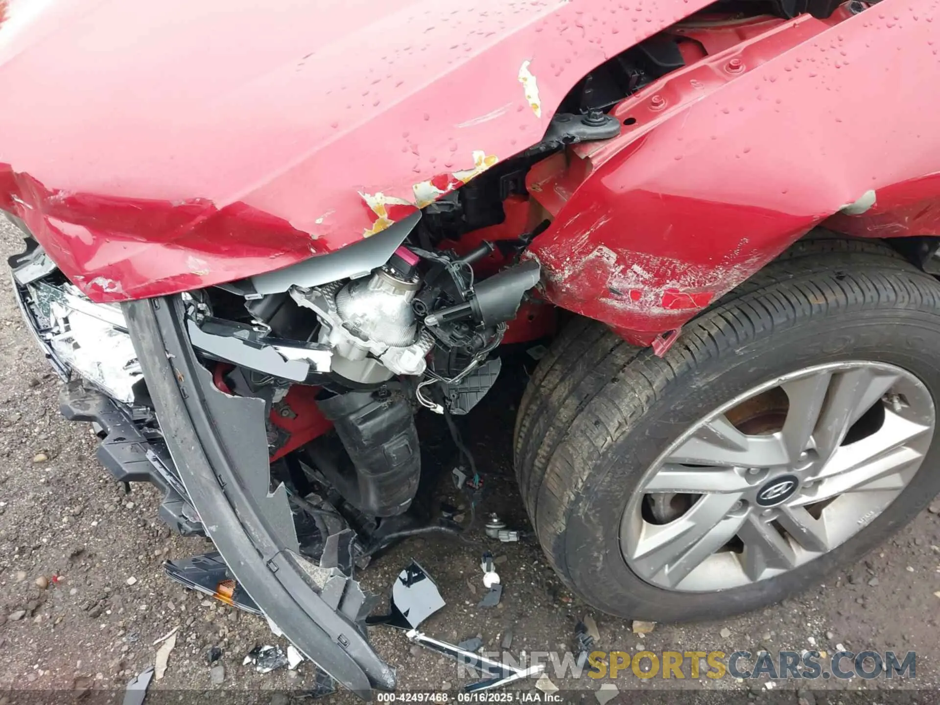19 fotografías del automóvil dañado KMHD84LF9LU008835 HYUNDAI ELANTRA 2020