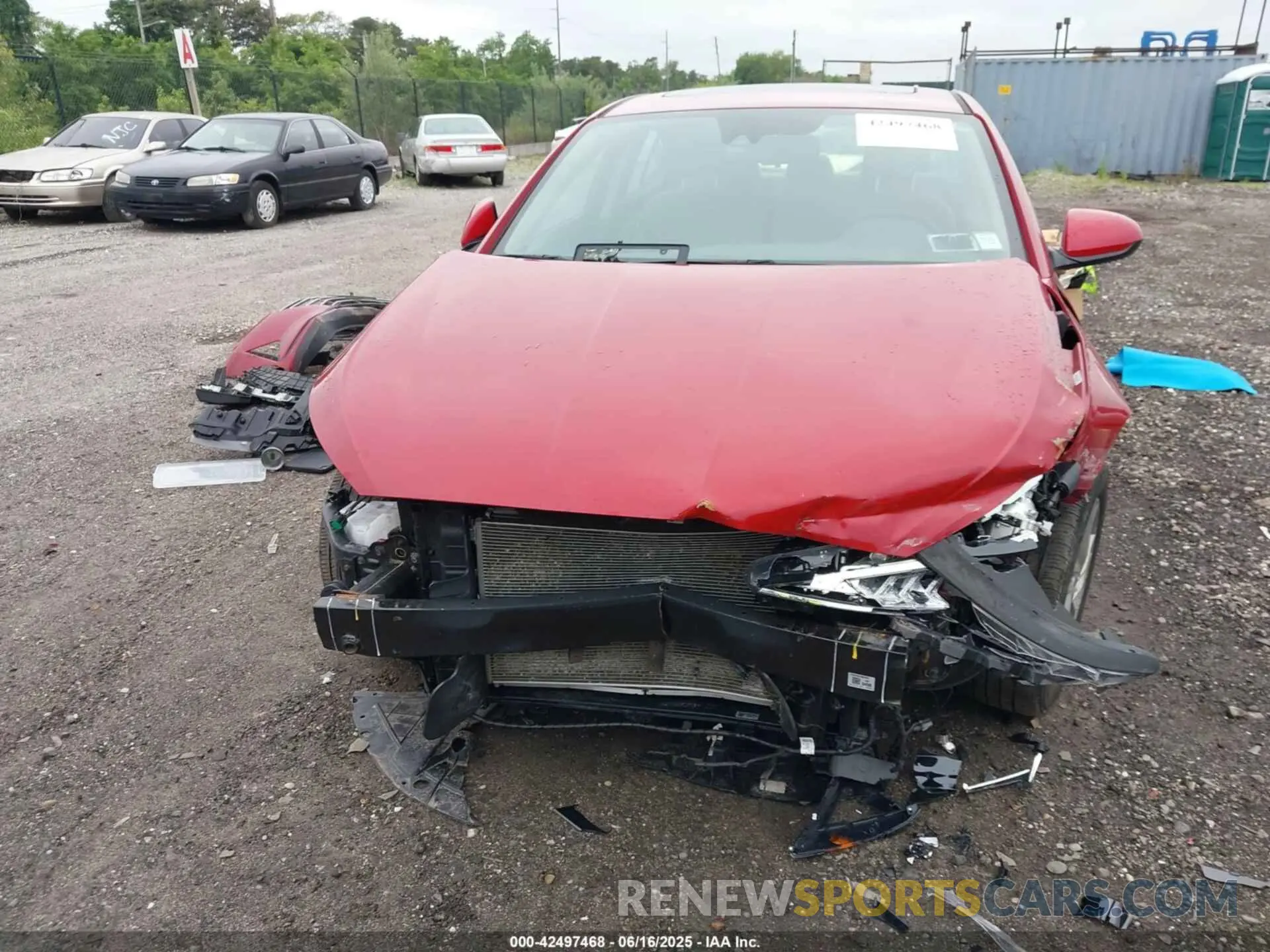 6 fotografías del automóvil dañado KMHD84LF9LU008835 HYUNDAI ELANTRA 2020