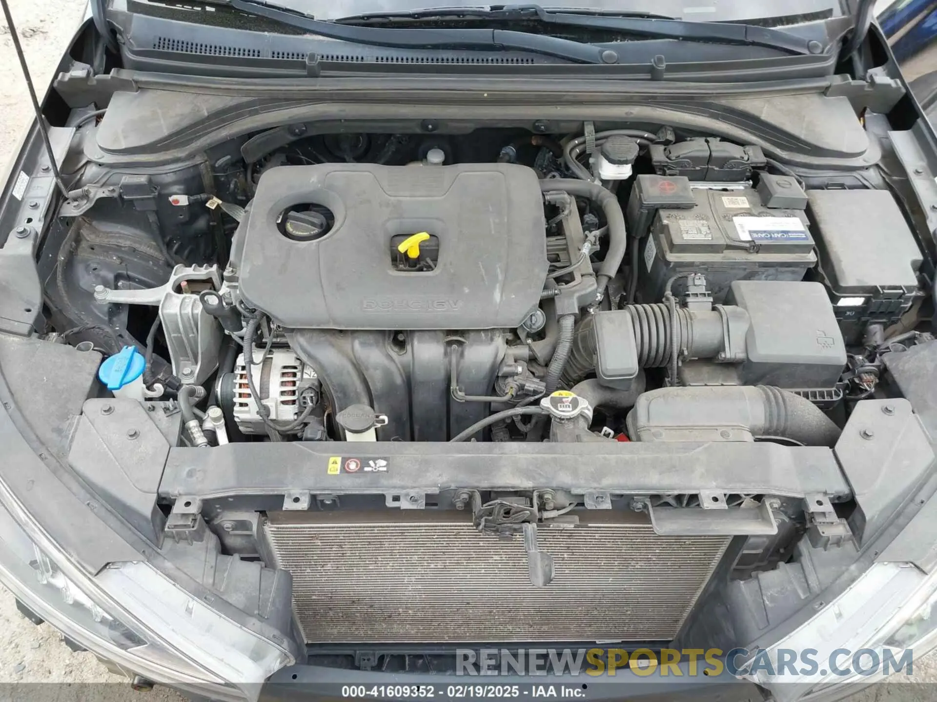 10 fotografías del automóvil dañado KMHD84LF9LU024355 HYUNDAI ELANTRA 2020