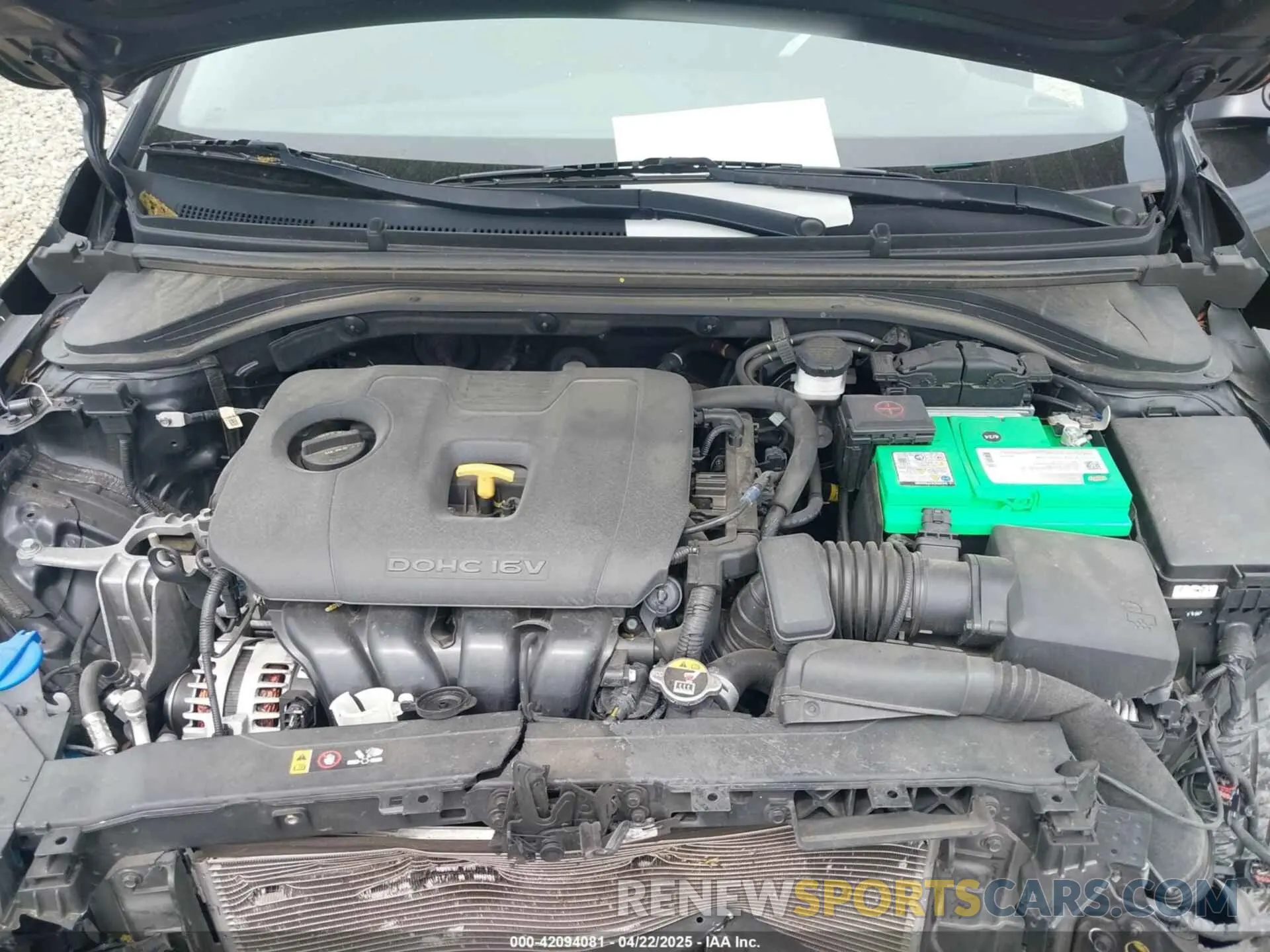 10 fotografías del automóvil dañado KMHD84LF9LU041317 HYUNDAI ELANTRA 2020