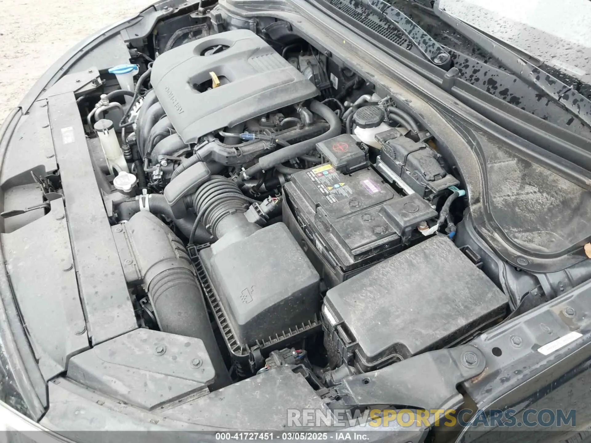10 fotografías del automóvil dañado KMHD84LF9LU086953 HYUNDAI ELANTRA 2020