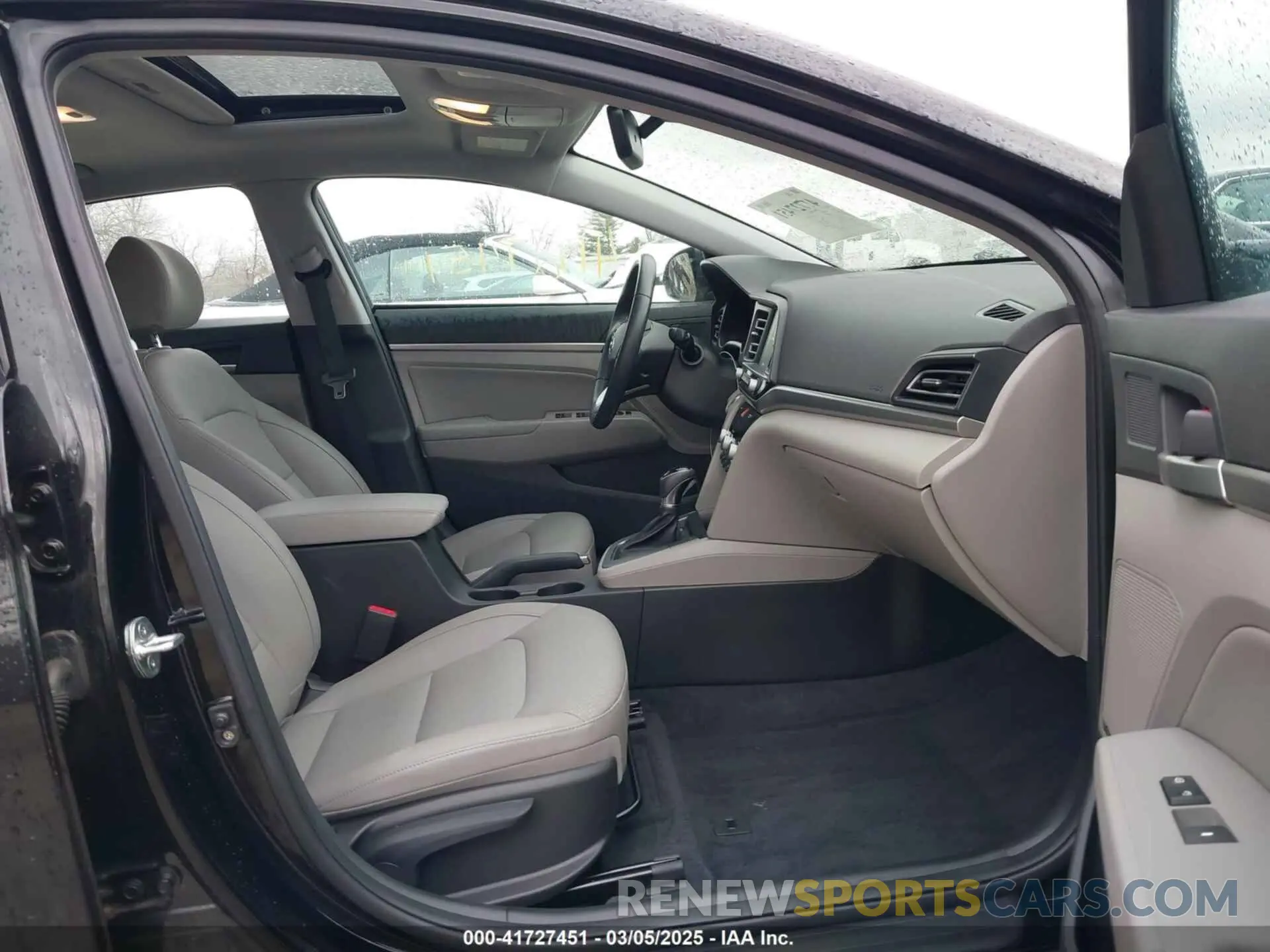 5 fotografías del automóvil dañado KMHD84LF9LU086953 HYUNDAI ELANTRA 2020