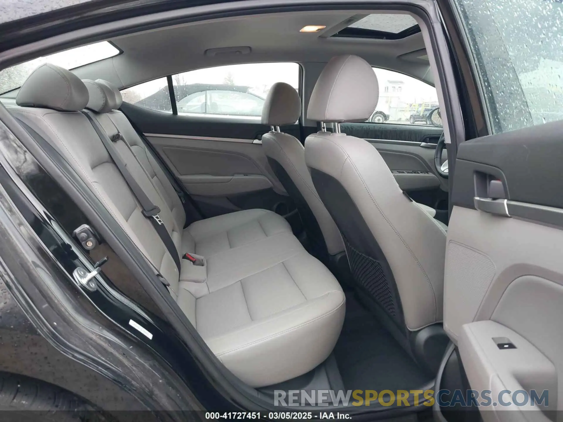 8 fotografías del automóvil dañado KMHD84LF9LU086953 HYUNDAI ELANTRA 2020