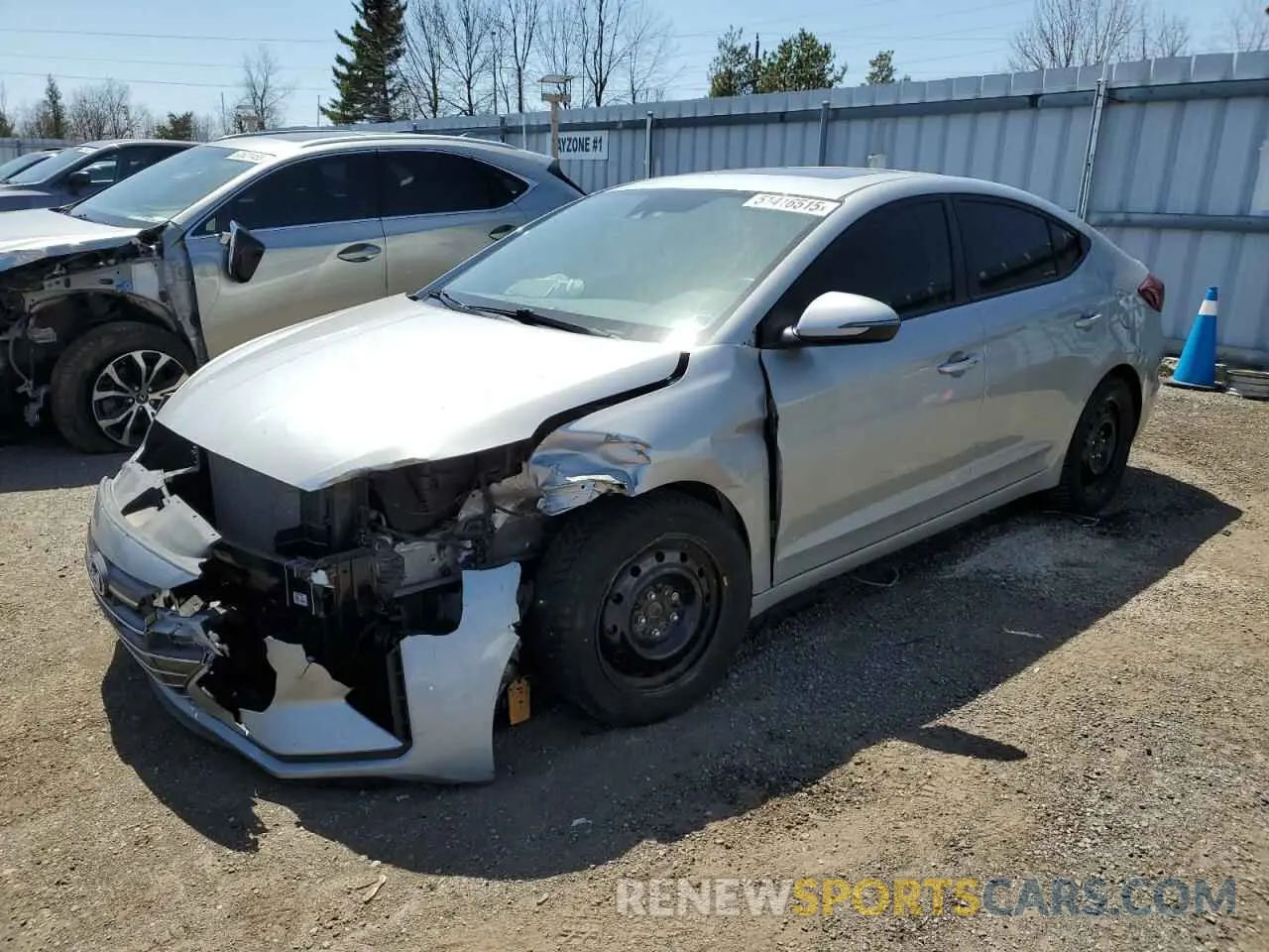 1 fotografías del automóvil dañado KMHD84LF9LU110720 HYUNDAI ELANTRA 2020