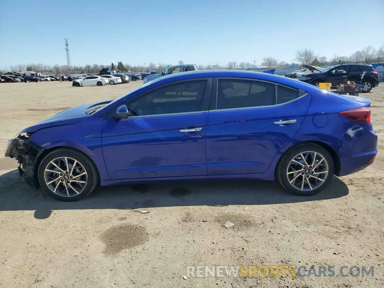 1 fotografías del automóvil dañado KMHD84LF9LU895434 HYUNDAI ELANTRA 2020