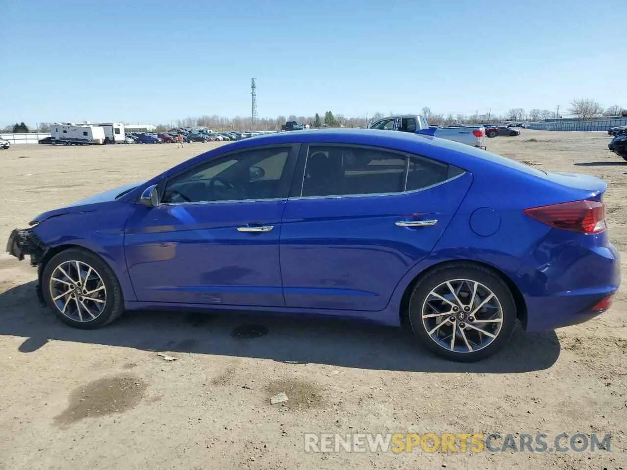 2 fotografías del automóvil dañado KMHD84LF9LU895434 HYUNDAI ELANTRA 2020