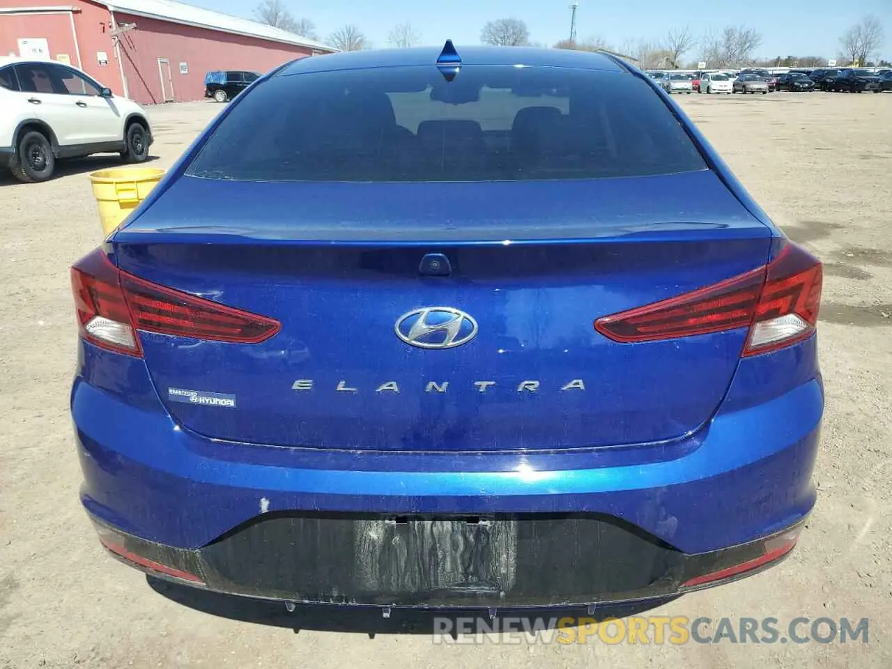 6 fotografías del automóvil dañado KMHD84LF9LU895434 HYUNDAI ELANTRA 2020