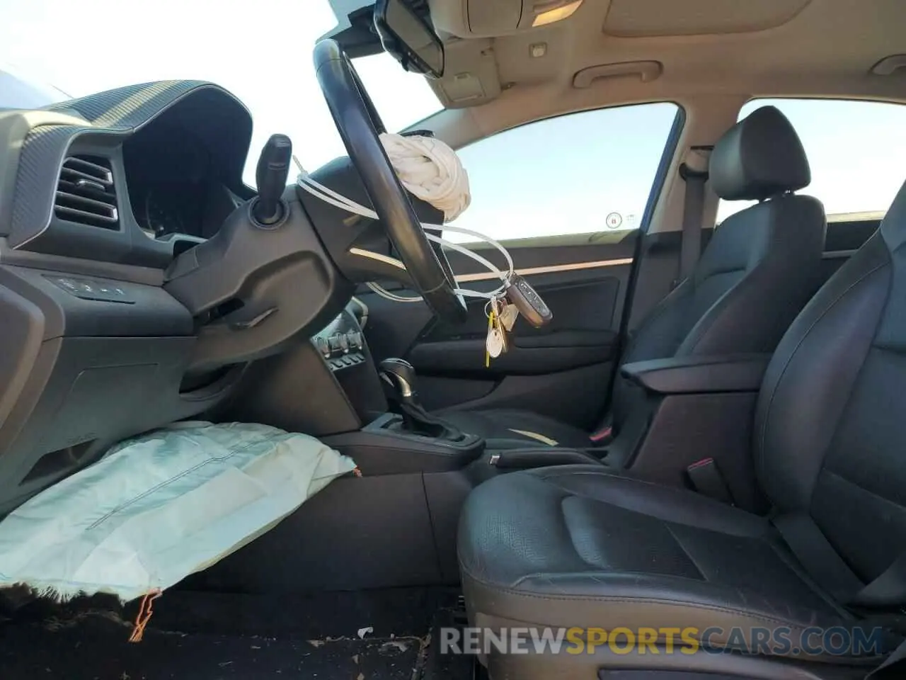 7 fotografías del automóvil dañado KMHD84LF9LU895434 HYUNDAI ELANTRA 2020