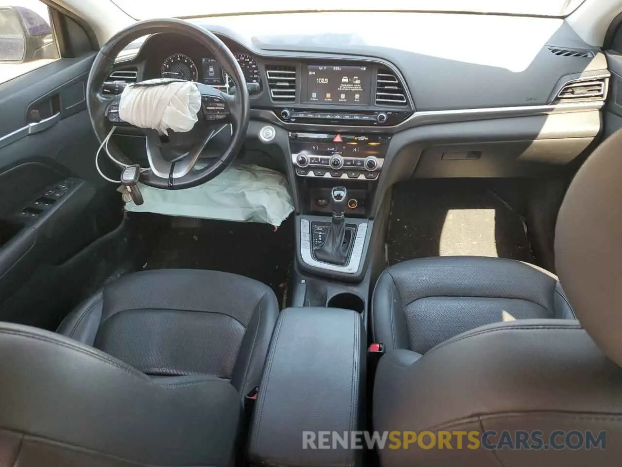 8 fotografías del automóvil dañado KMHD84LF9LU895434 HYUNDAI ELANTRA 2020