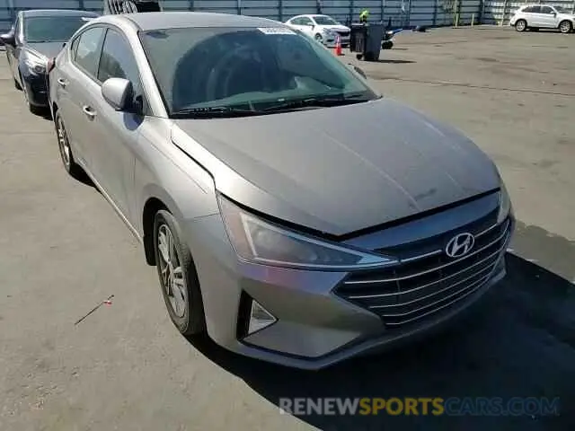 10 fotografías del automóvil dañado KMHD84LF9LU896521 HYUNDAI ELANTRA 2020