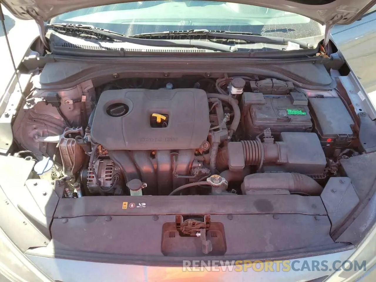 13 fotografías del automóvil dañado KMHD84LF9LU896521 HYUNDAI ELANTRA 2020
