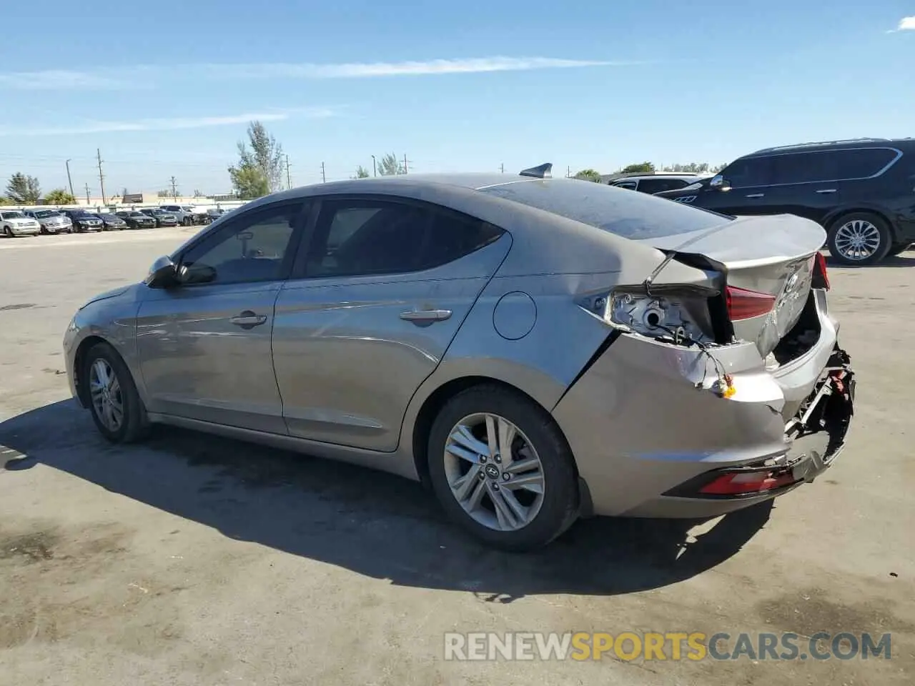2 fotografías del automóvil dañado KMHD84LF9LU896521 HYUNDAI ELANTRA 2020