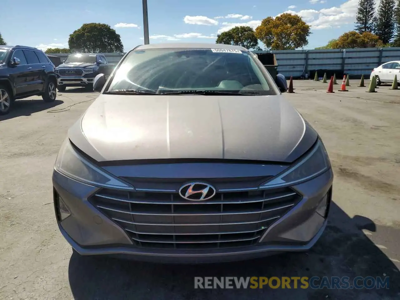 5 fotografías del automóvil dañado KMHD84LF9LU896521 HYUNDAI ELANTRA 2020
