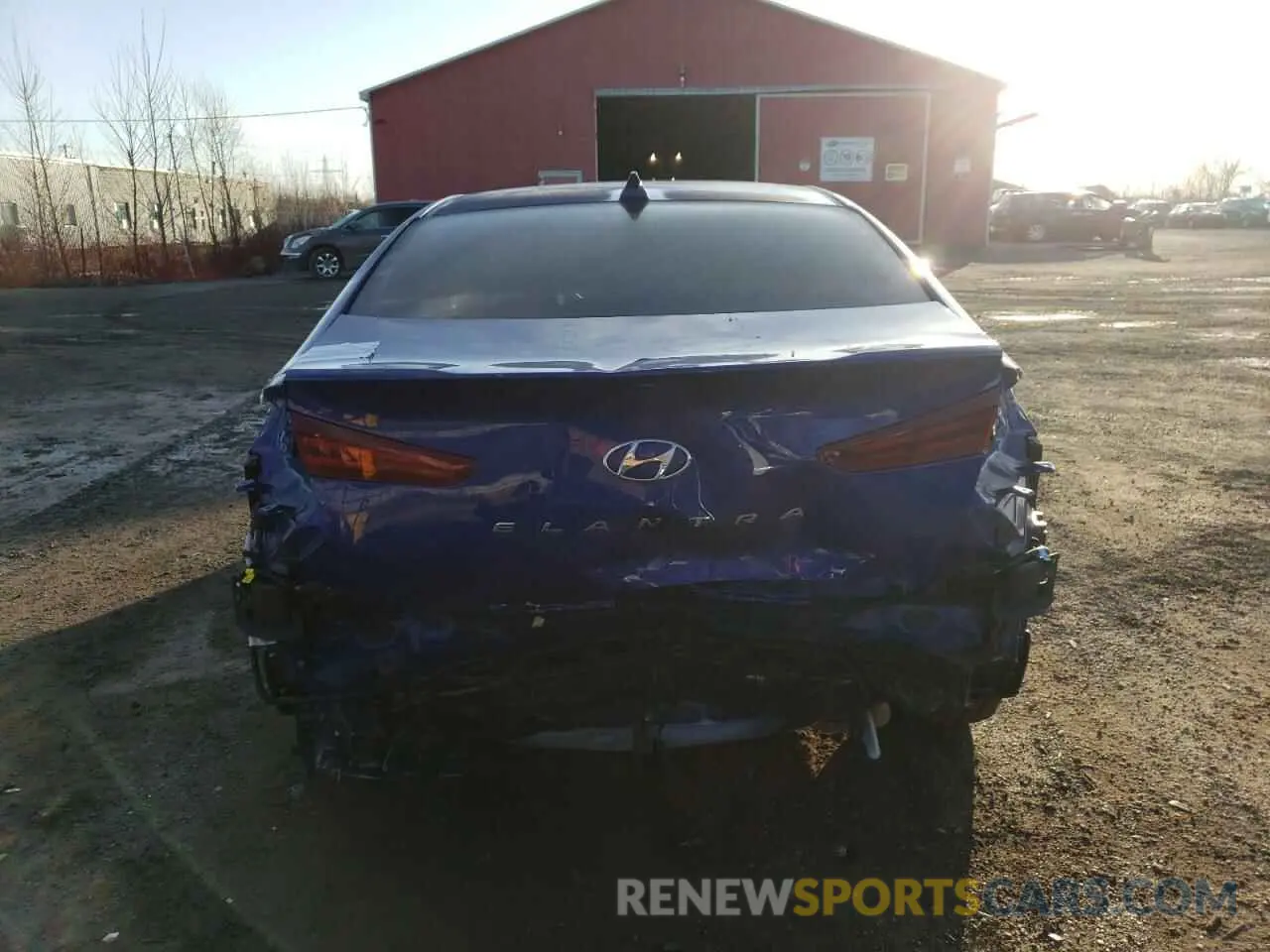 6 fotografías del automóvil dañado KMHD84LF9LU920980 HYUNDAI ELANTRA 2020
